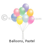 Balloons, Pastel