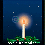 Christmas Candle Animation