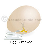 Egg, Cracked