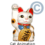 Maneki Neko Cat Animation