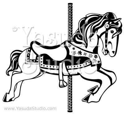 Carousel Horse, 1 color