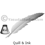 Quill & Ink, Grayscale