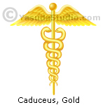 Caduceus, Gold