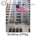 Building with Flag