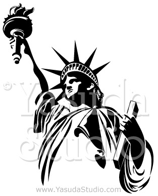 Statue of Liberty, 1 Color