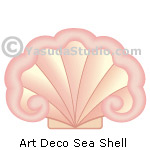 Art Deco Seashell