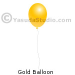 Gold Balloon
