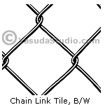 1 color Chain Link Tile - vector, raster formats