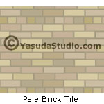 Pale Yellow Brick Tile