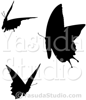 Butterfly Silhouettes Art