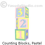 Counting Blocks, pastel