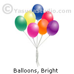 Balloons, Bright Colors