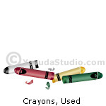 Crayons, Used