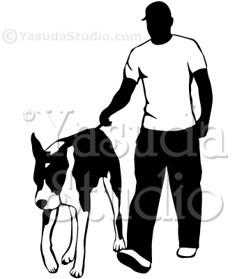 Dog Walker Graphic